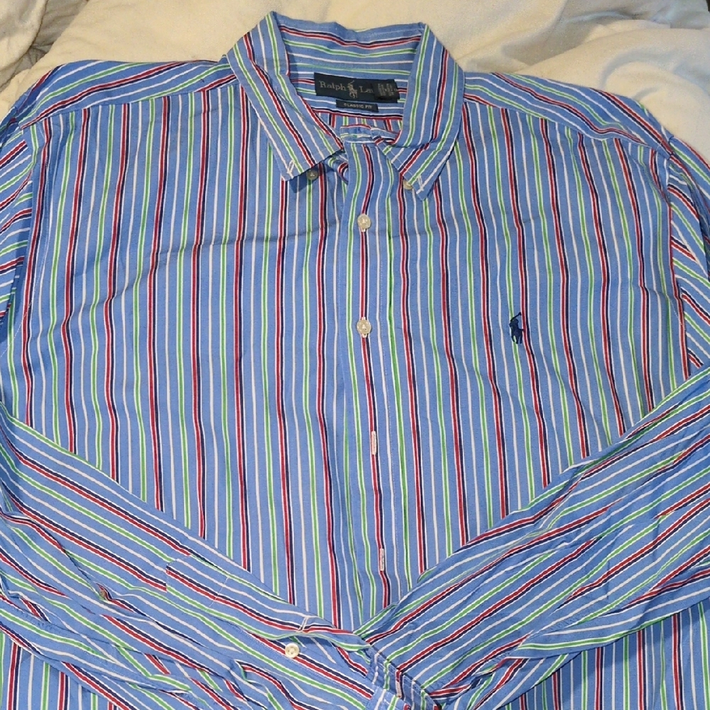 Polo by Ralph Lauren Men's Multicolor Striped Shirt